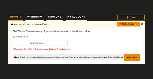 Επιβεβαιώστε το email σας